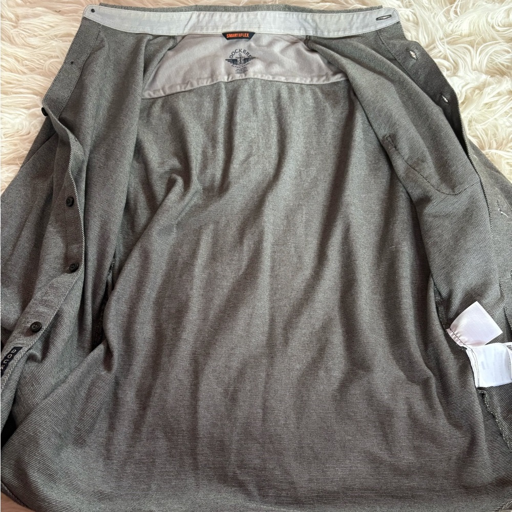 Docker Men's Alpha Ultimate Slim-Fit Smart 360 Flex Stretch Shirt Size M - Picture 4 of 8